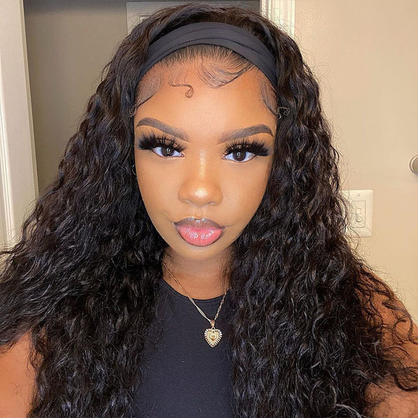 Summer Special! Natural Water Wave Headband Wig